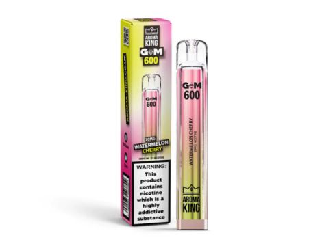 Aroma King Gem 700 puffs 0mg (bez nikotyny) - Watermelon Cherry